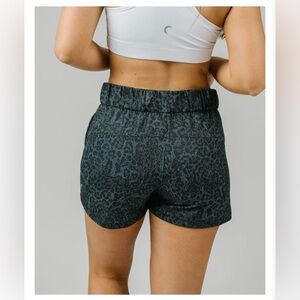 Zyia - Black Leopard Club Short